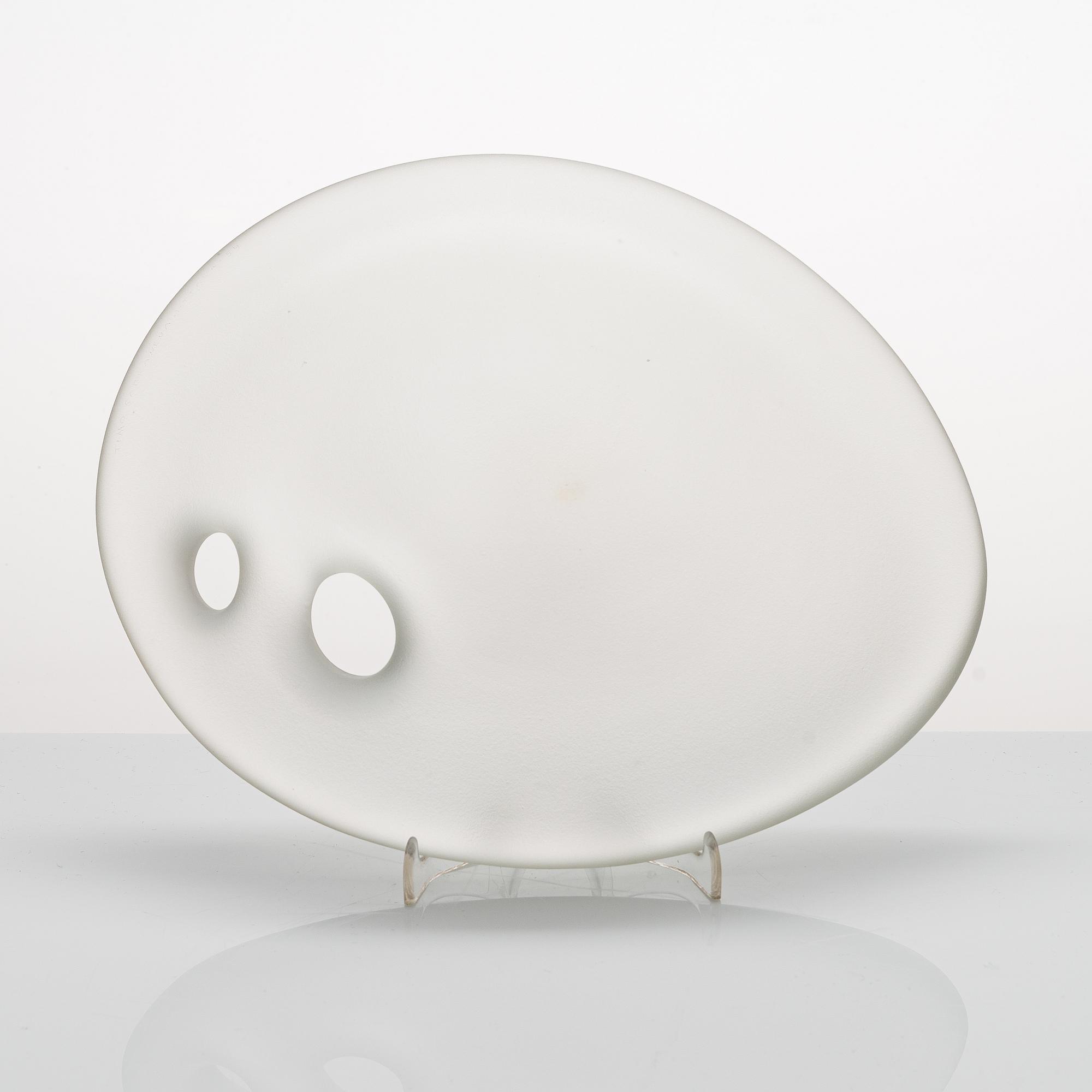 Timo Sarpaneva, skulptur, Hiidenkehto (Jättens vagga) signerad  Timo Sarpaneva, Iittala -54.