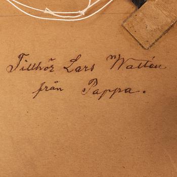 GUSTAF THEODOR WALLÉN, blyertsteckning, signerad.