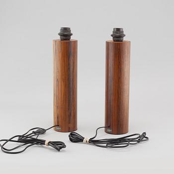 UNO & ÖSTEN KRISTIANSSON, ett par, bordslampor, Luxus, 1960/70-tal.