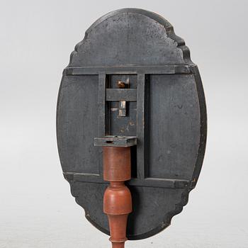 A folding table, 19th century.