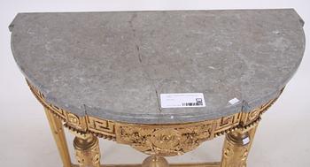 KONSOLBORD, gustaviansk stil, 1800-tal.