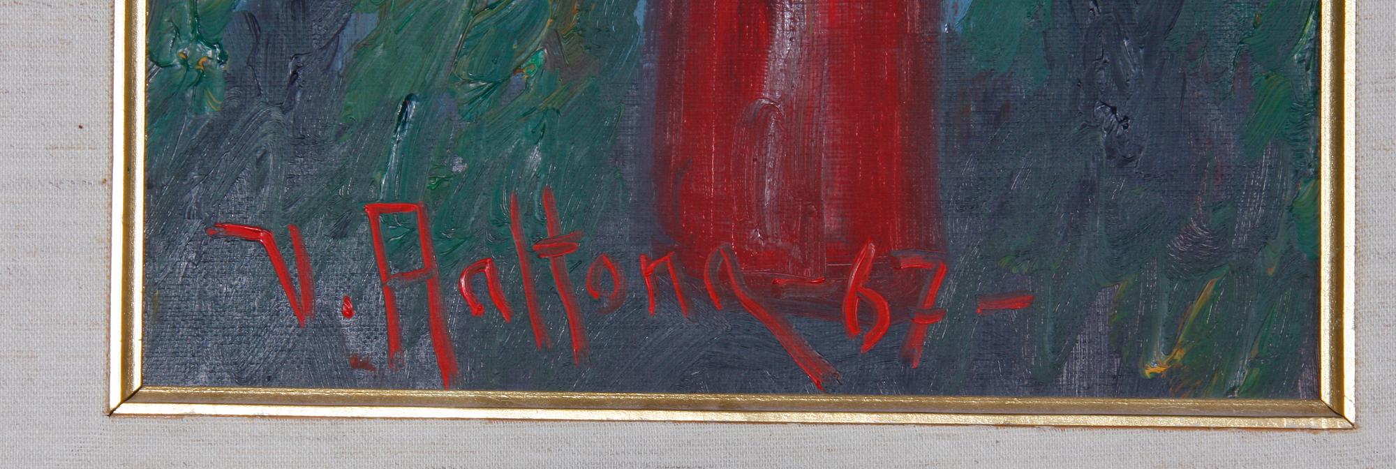 AALTONA, VEIKKO. Olja på duk. Sign o dat 67.