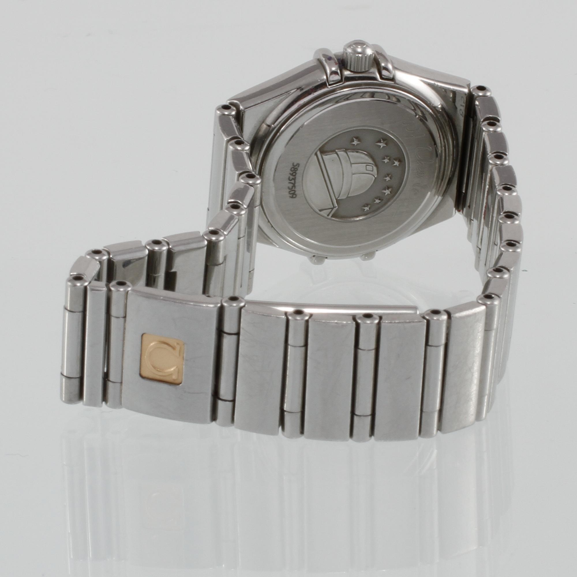 ARMBANDSUR, dam, stål, Omega, "Constellation my choice". 2009.