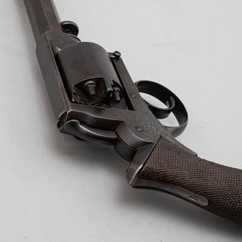 SLAGLÅSREVOLVER, Adams Patent, 1850-tal.