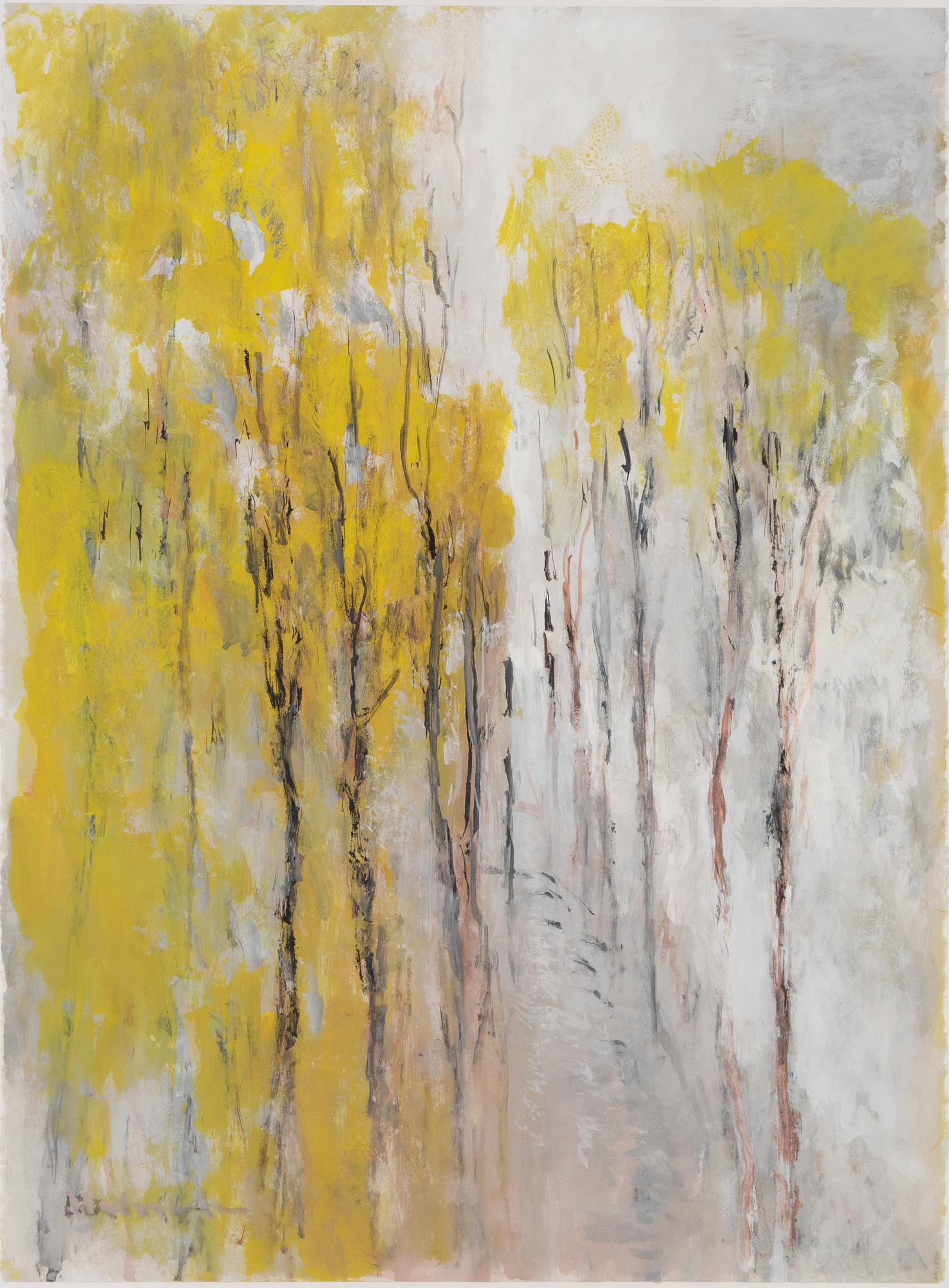 Ruben Heleander, gouache, signed.