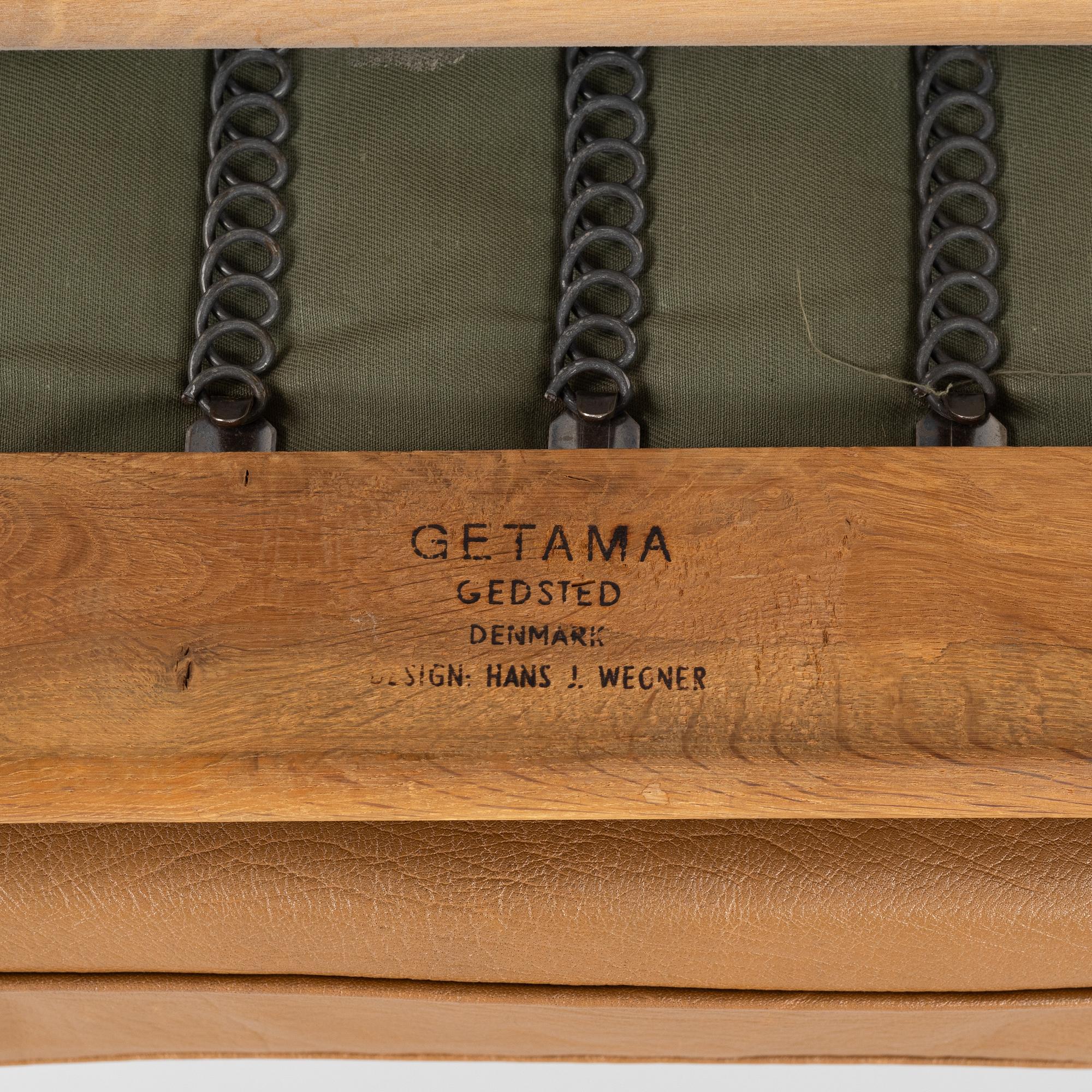 Hans J. Wegner, fåtöjler, ett par, "GE 240/Cigarren", Getama, Gedsted, Danmark, 1950/60-tal.