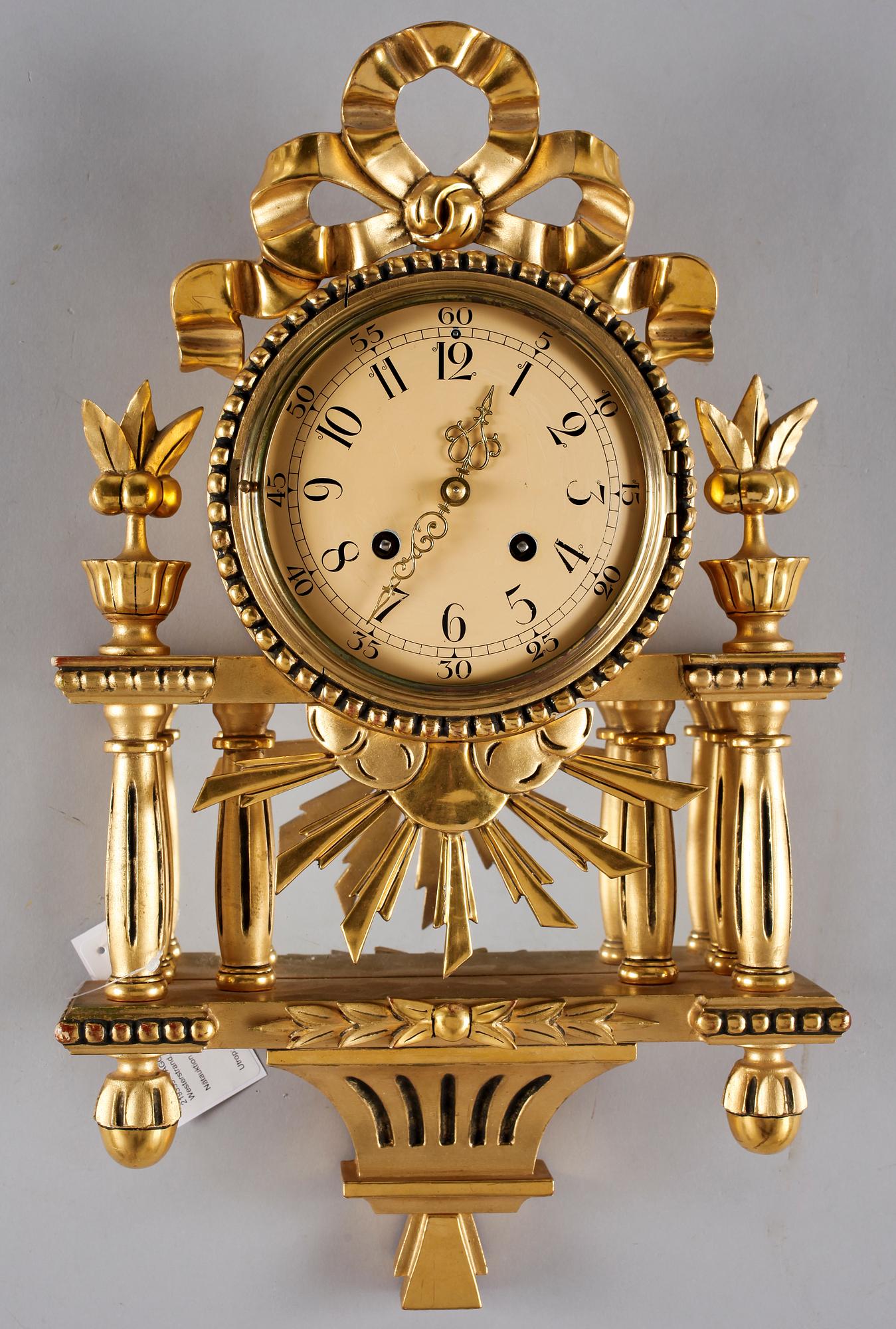 VÄGGPENDYL, gustaviansk stil, Westerstrand, Töreboda, 1900-talets mitt.