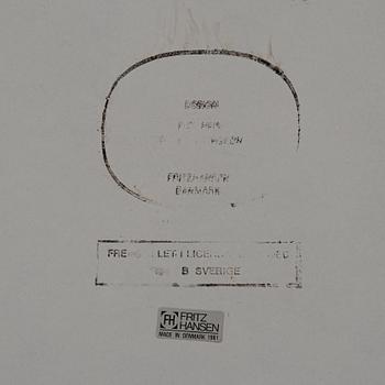 Bruno Mathsson & Piet Hein, matbord, "Superellips" för Fritz Hansen, Danmark.