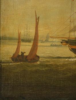 English school, early 19th century, Ship portrait.