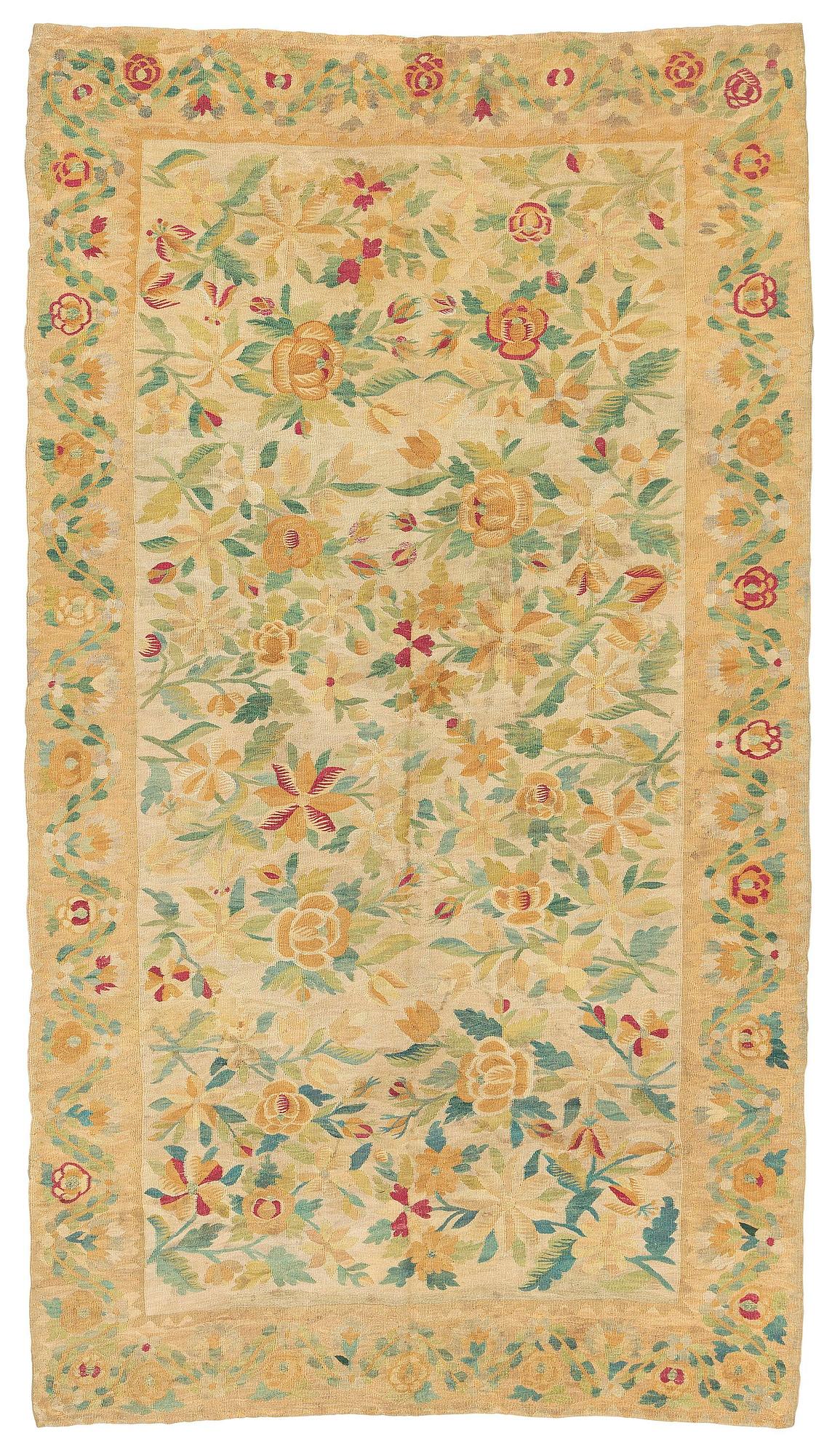 An Antique Bessarabian kilim, c. 270 x 184 cm.