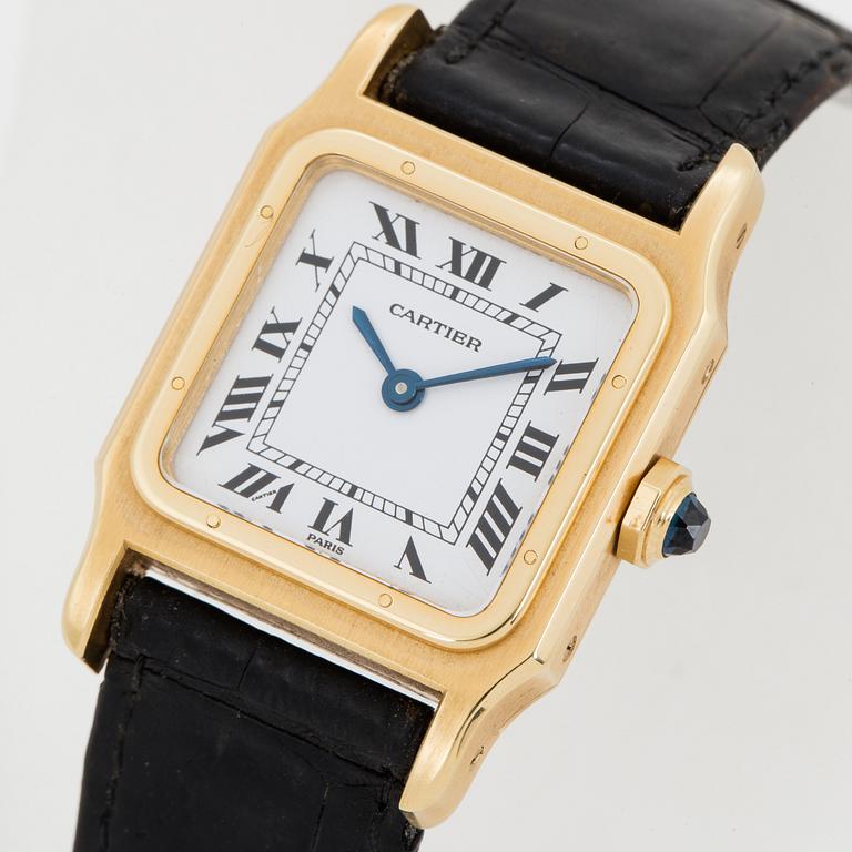 CARTIER, Santos, armbandsur, 25 x 25 mm.