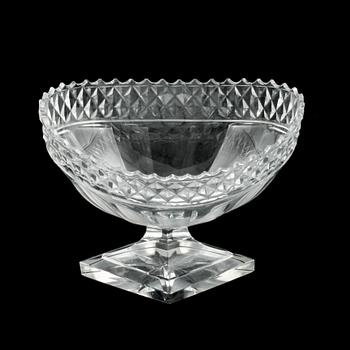 SKÅL, glas, sent 1800-tal/tidigt 1900-tal.