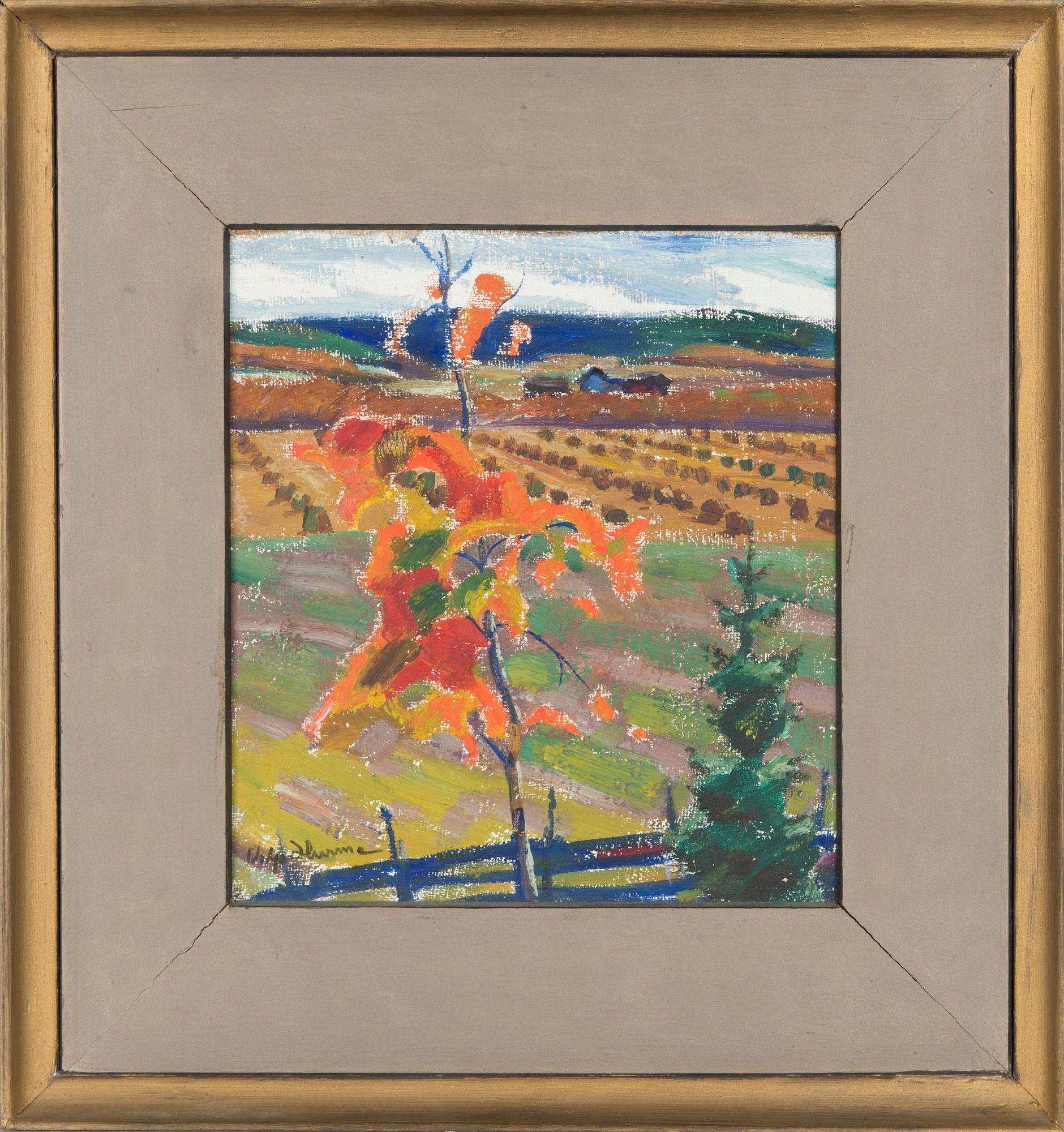 Viljo Hurme, Autumn Landscape.