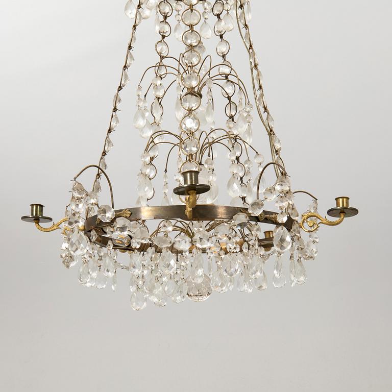 Chandelier, Gustavian style, 20th century.
