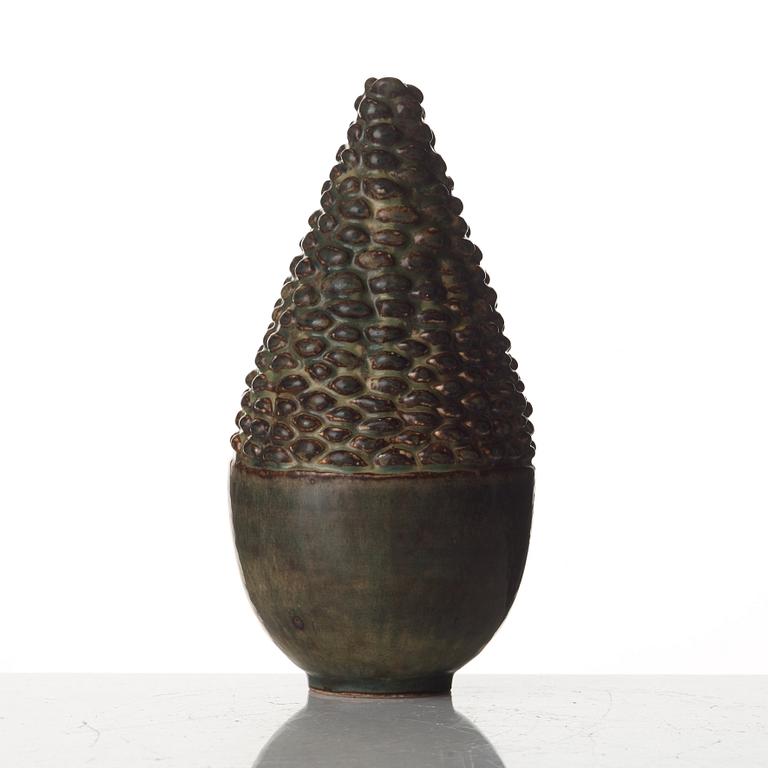 Axel Salto, a stoneware vase, Royal Copenhagen, Denmark.