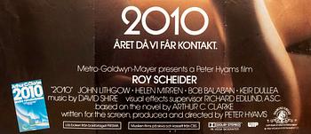 A Swedish 1985 film poster 'The year we make contact 2010'.