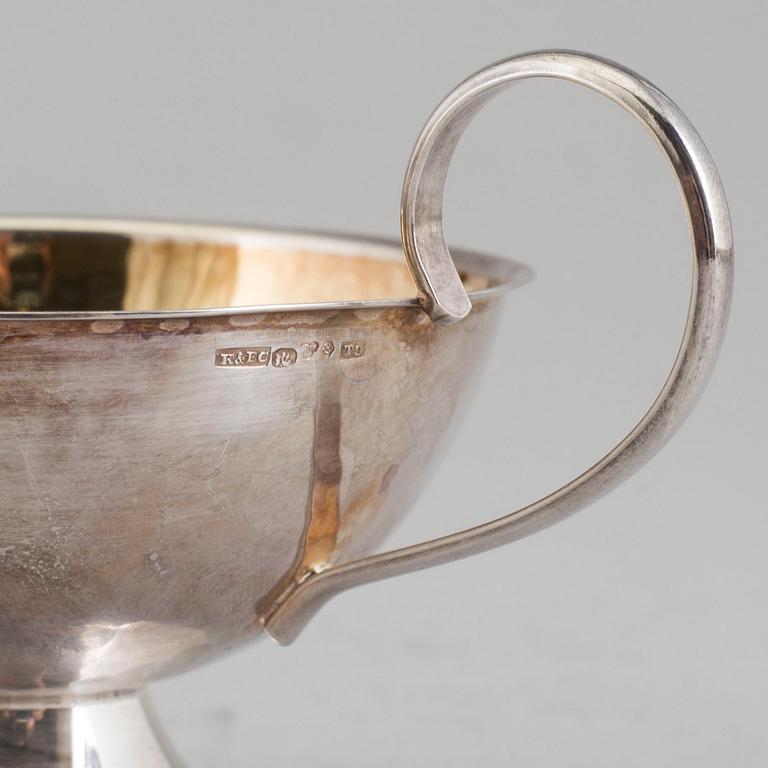 PUNCHMUGGAR, 15 st, silver, K& EC, Göteborg, 1970-tal.
