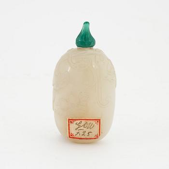 Snusflaska, sten, Kina.