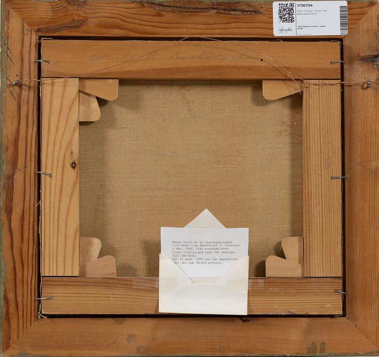 Ellen Trotzig, "Utsikt från Baskebacken(?)".