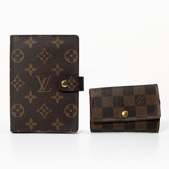 Louis Vuitton, case for agenda and key holder.