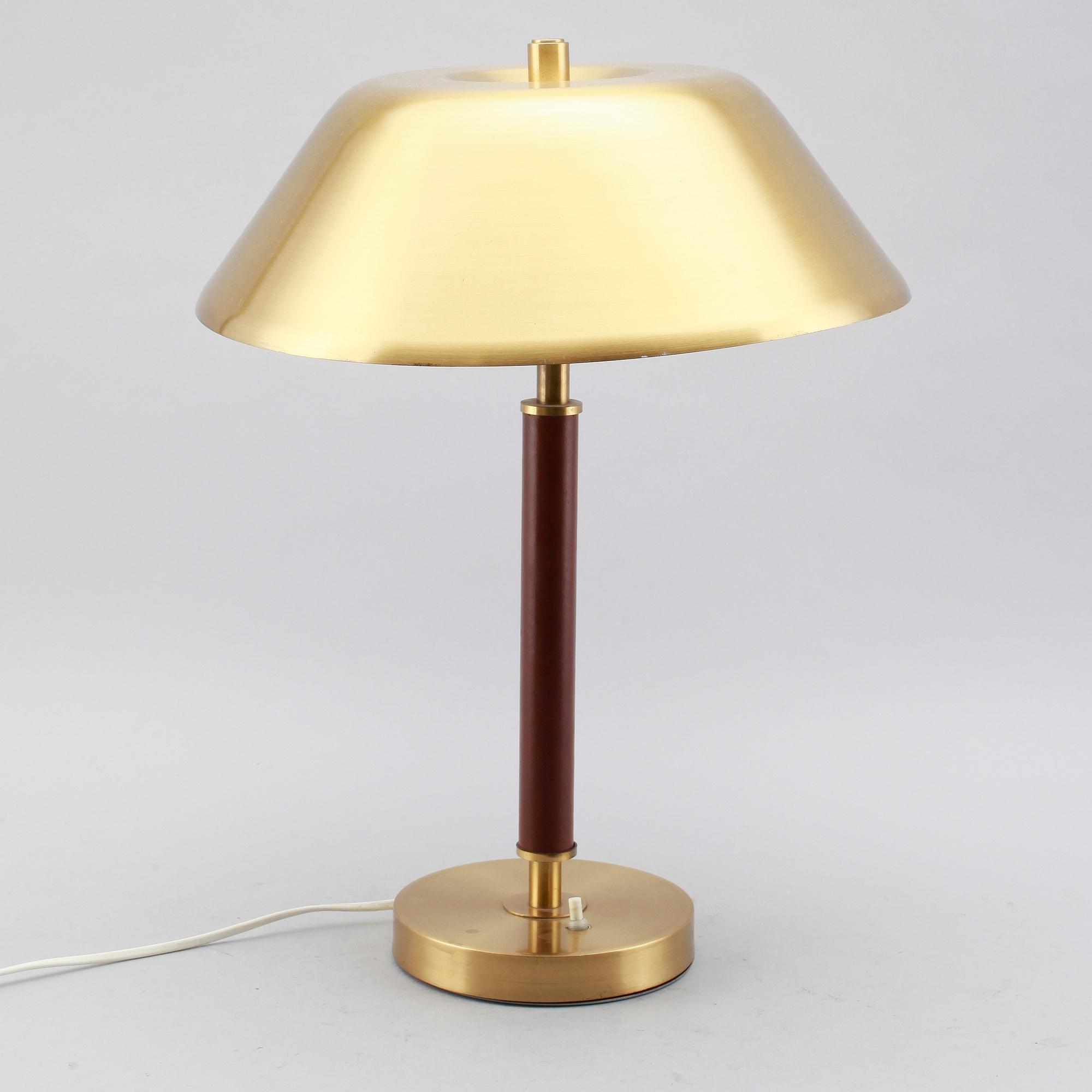 BORDSLAMPA, Falkenbergs Belysning, 1900-talets andra hälft.