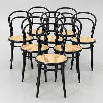 Michael Thonet, Chairs, 8, model 14, TON.