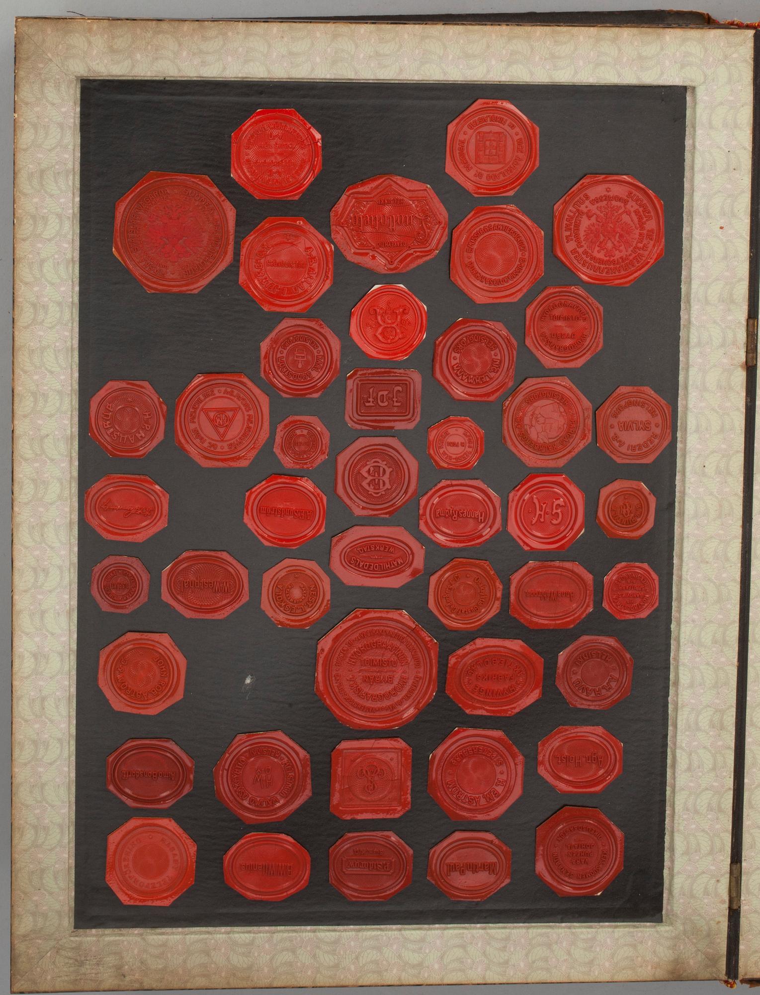 A  FOLDER WITH SEAL.