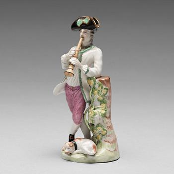 263. FIGURIN, porslin. Wien, 1700-tal.