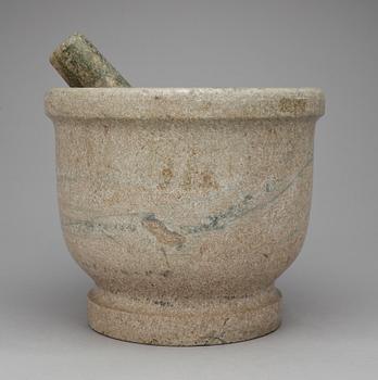 MORTEL, marmor, omkring år 1900.