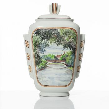 Oskar Dahl, Lock urn, Rörstrand, Malmö, 1948.