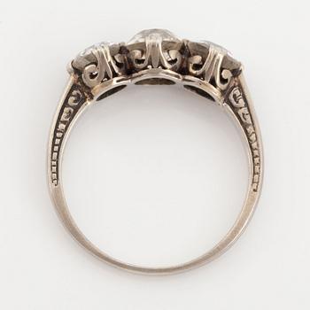 Old cut diamond ring.