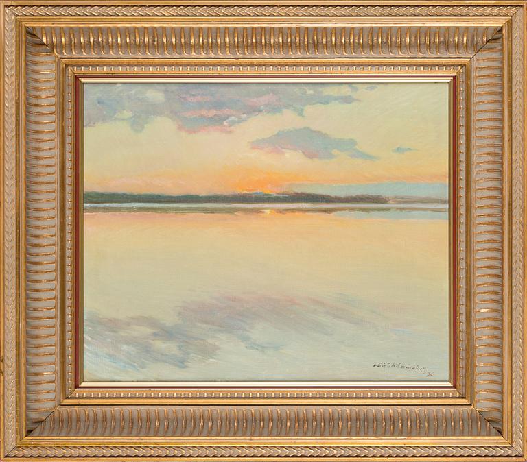 Väinö Hämäläinen, oil on canvas, signed and dated -36.