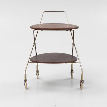Serving cart, mid-20th century.
