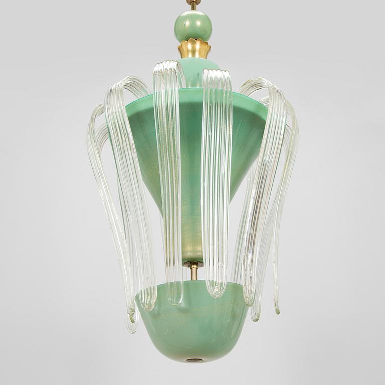 Tomaso Buzzi, a '5204' chandelier Venini Italy.