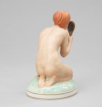A Royal Copenhagen 20th century porcelain figure by Gerhard Henning.