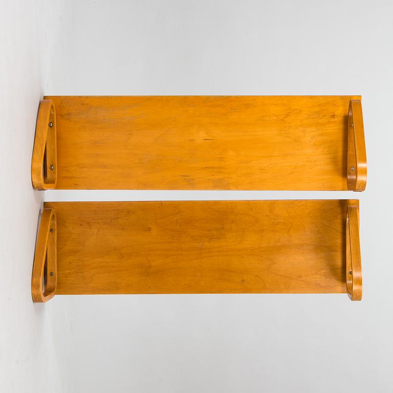 Alvar Aalto, two 1930/1940's shelves for O.Y. Huonekalu- ja Rakennustyötehdas A.B.