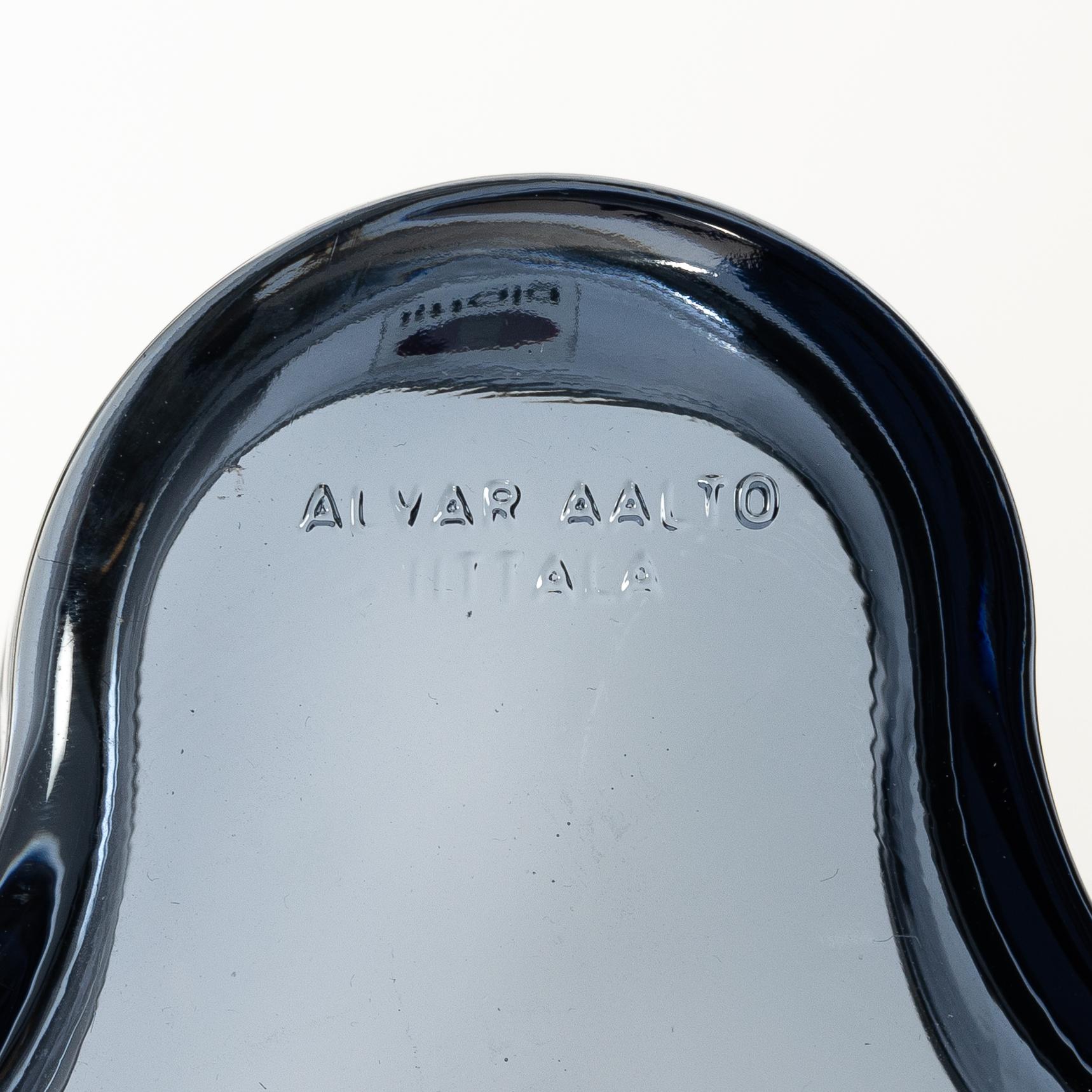 Alvar Aalto, vaser, 3 st och skål "Savoy", glas, samt fat och ljuslykta, Iittala.