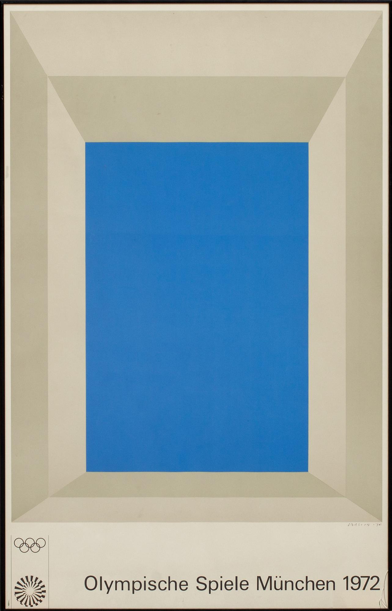 AFFISCHER, 5 st, "Olympische Spiele 1972", bl a Vasarely.