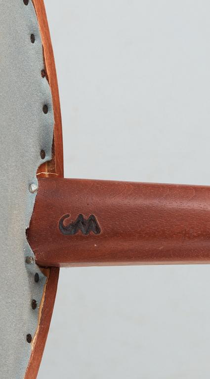 A Carl Malmsten mahogany easy chair 'Jonas Love', Sweden.