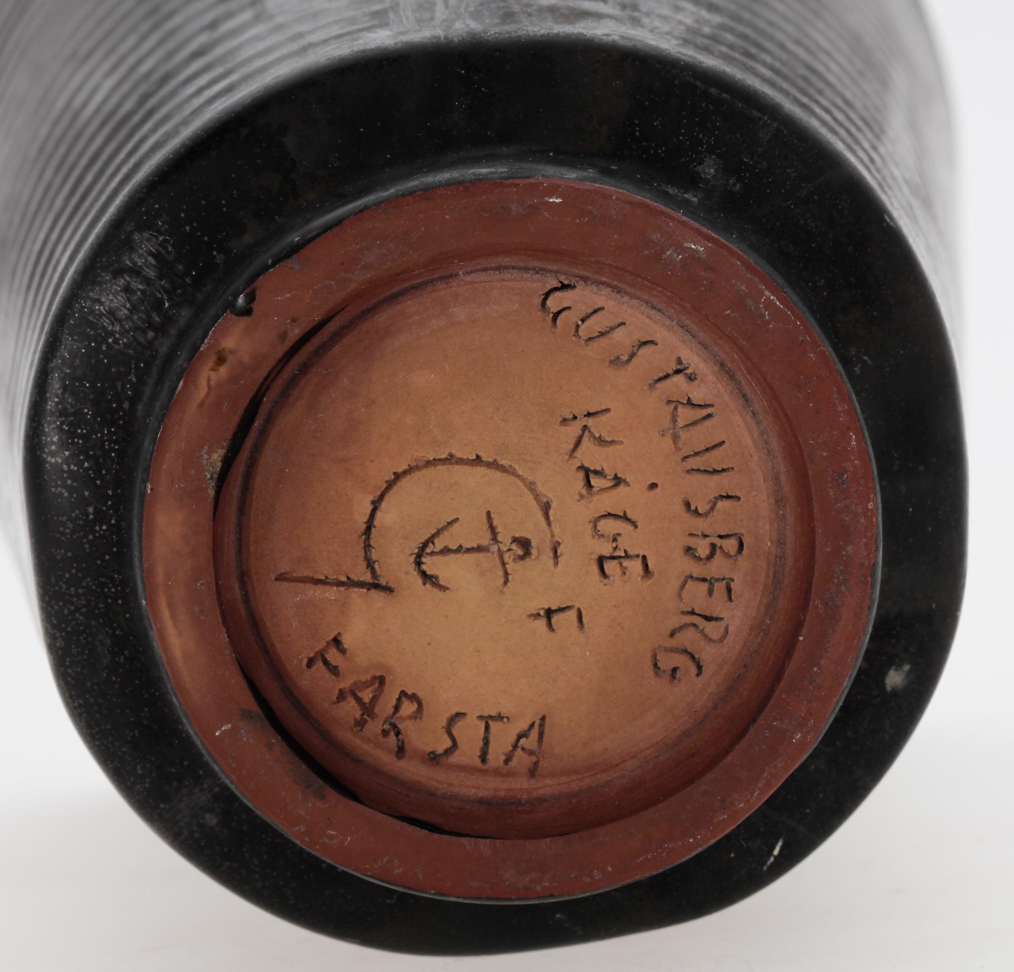 VAS, stengods, Wilhelm Kåge, Gustavsberg, Farsta.