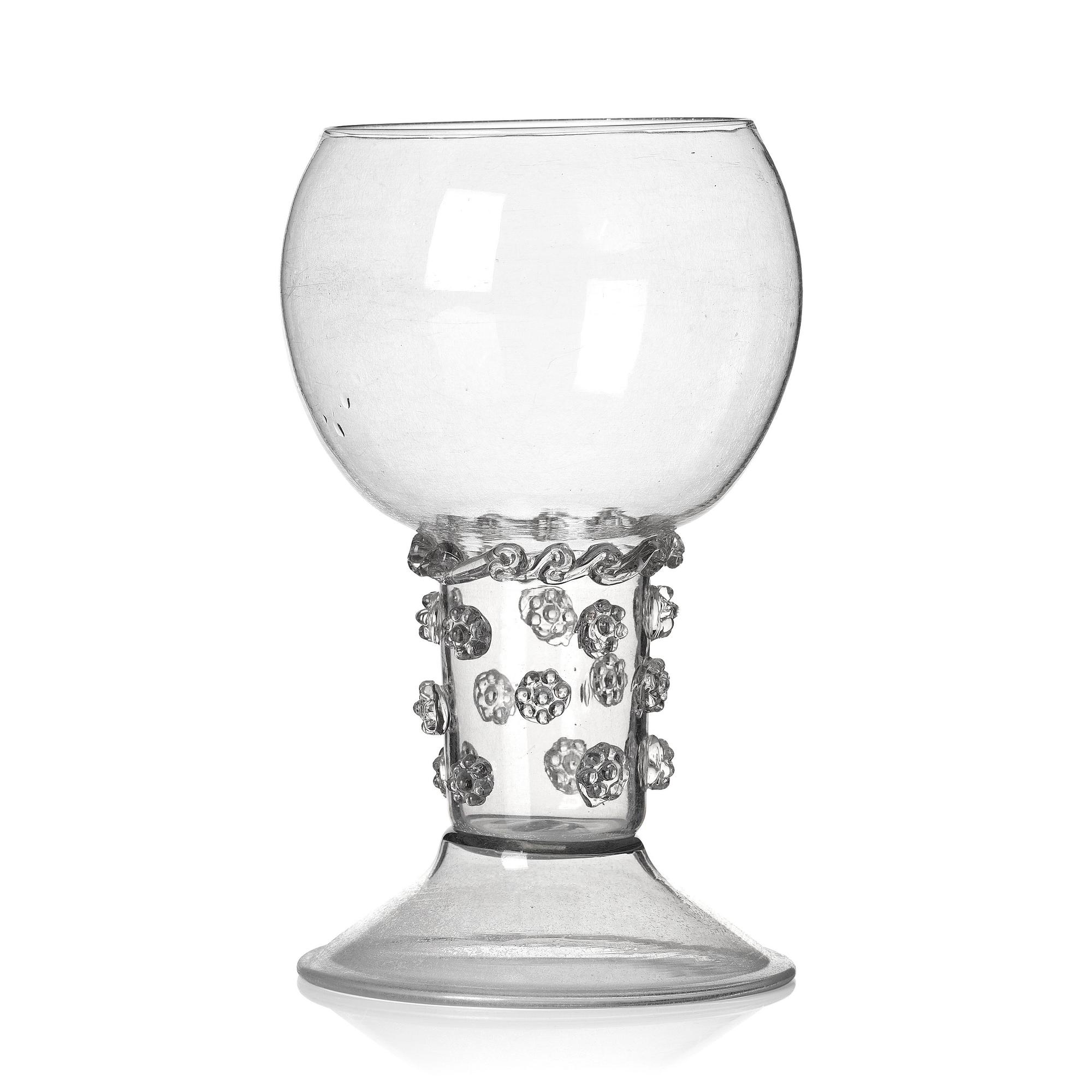 A large goblet, Skånska glasbruket, 18th Century.