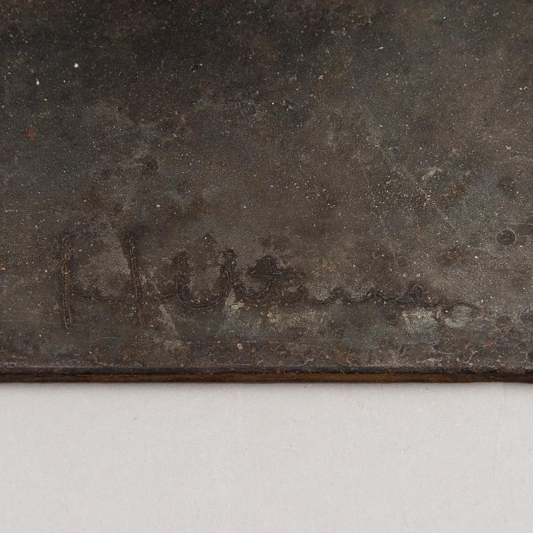 EILA HILTUNEN, bronze, signed.