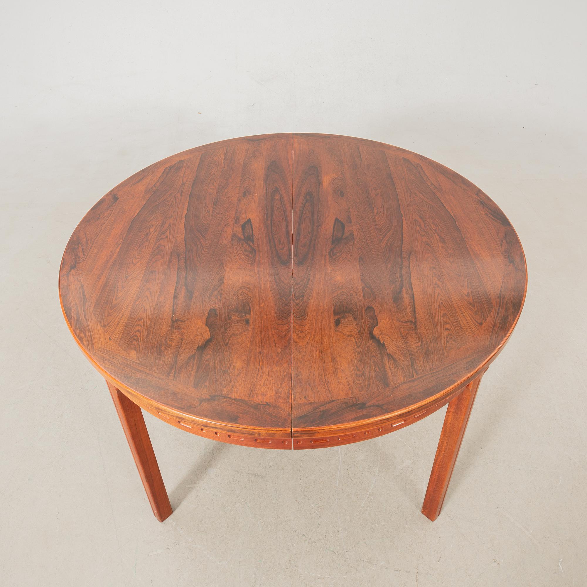 Nils Jonsson, dining table Troeds and 6 chairs, 1960s/70s.