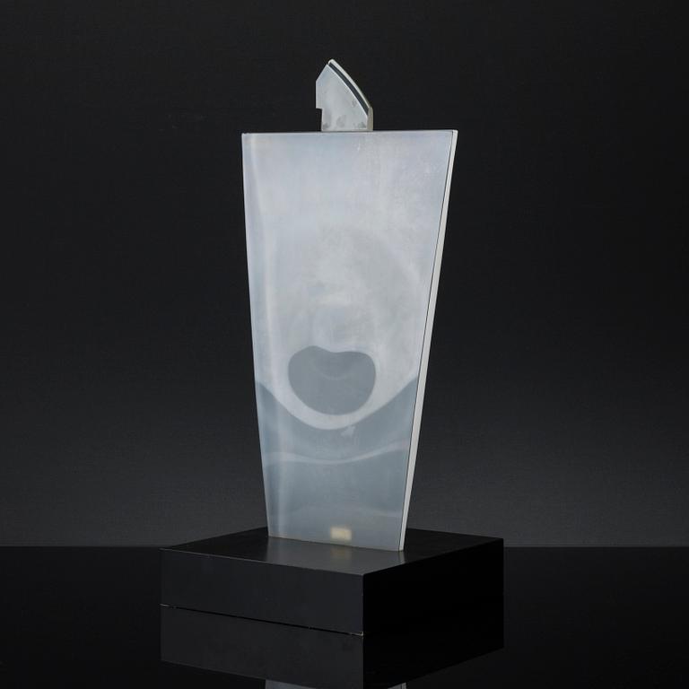 GUN LINDBLAD, skulptur, glas.