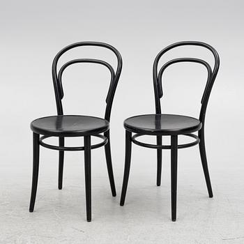 Michael Thonet, four 'No 14' chairs, Ton.