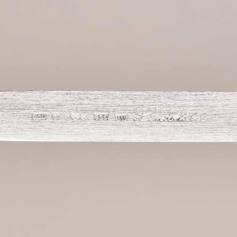 A sterling silver paperknife, mark of Rolf Lindståhl, Stockholm 2000.