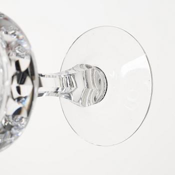 Ingeborg Lundin, a 44 pieces glass service, "Silvia", Orrefors, Sweden.