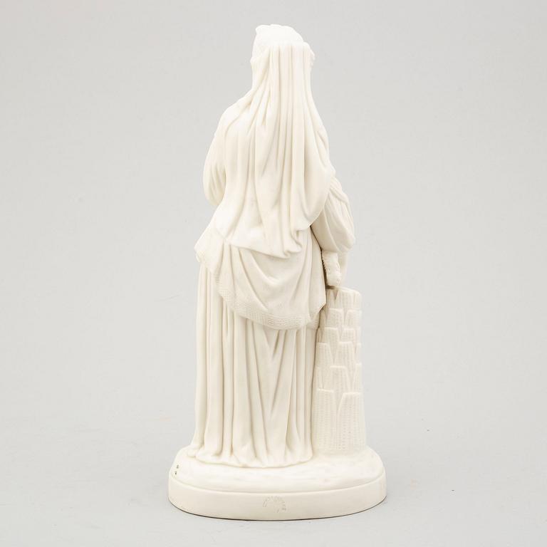A late 19th century parian 'Ruth' sculpture.