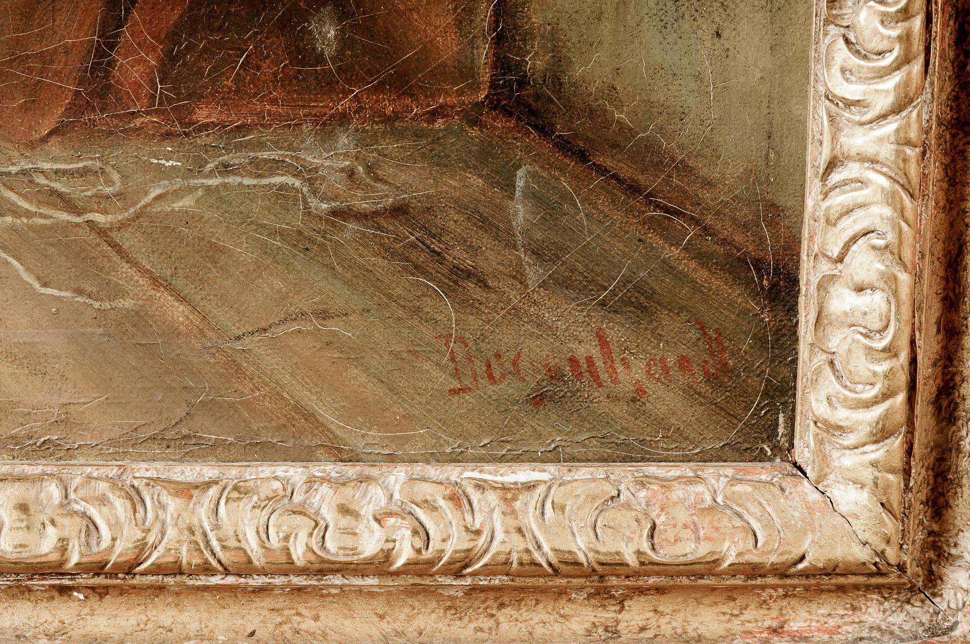 OKÄND KONSTNÄR, 1800-tal, olja på duk.