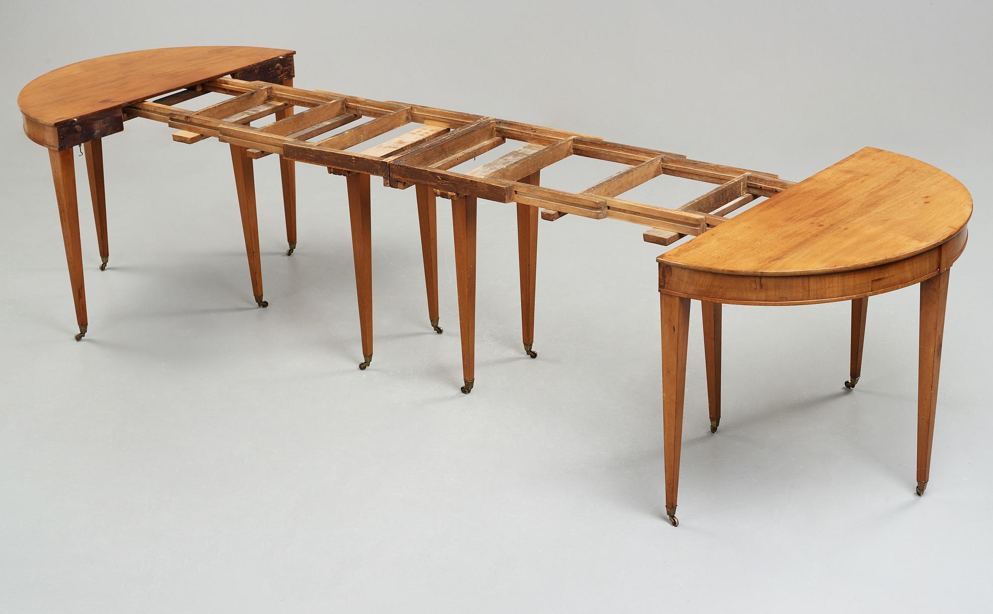 A Swedish 19th century dinner table.